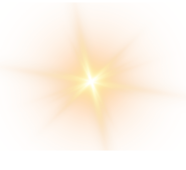 Elemento brilhante similar a um flare de luz do sol